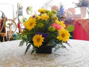 Crossroads offers many different types of fresh flower arrangements.