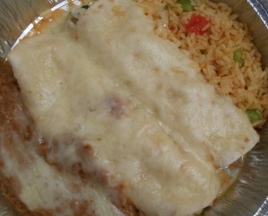 The Seafood Burrito is another option at Bandidos.