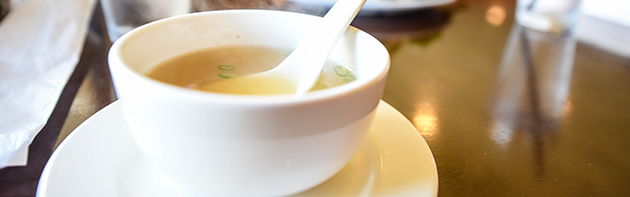 Miso Soup at Tamashii Ramen