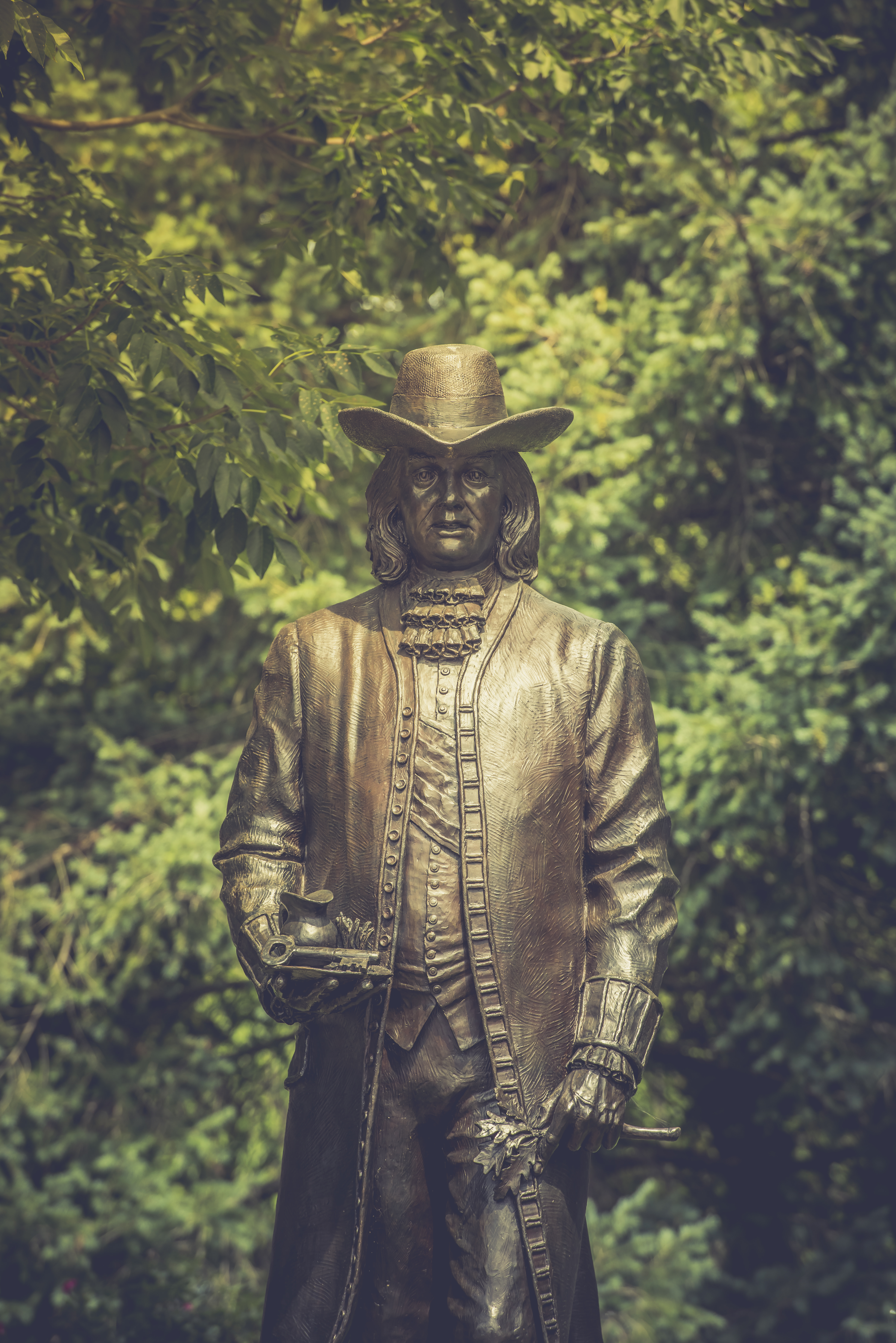 William Penn Statue Historic New Castle, Delaware