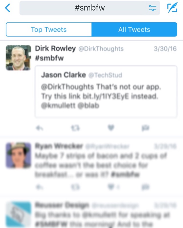 Use hashtags to get your attendees to join the conversation!