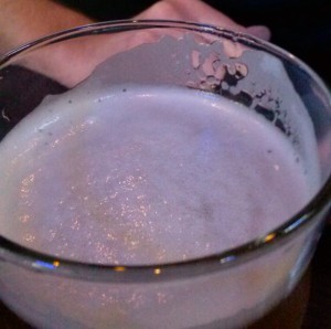 An excellent craft beer like this Snow Bunny Blond are always on tap at Scotty's.