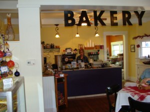 Inside the Bread Basket Cafe & Bakery