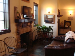 Sit and enjoy a glass of wine.