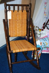 Cane chairs are a dying craft. But a local craftsman still builds them and sells them at the Red Horse Livery in Coatesville, Ind.
