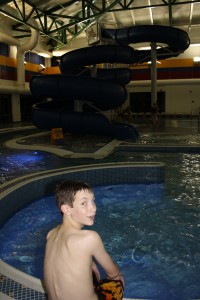 Indoor waterslide for blog