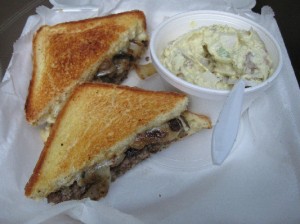 patty melt Green Street Pub, Brownsburg, Ind.