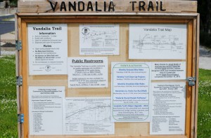 New signage on the Vandalia Trail between Amo and Coatesville greatly improves the trail's visibility and appeal, as well as providing trail-goers with valuable information.