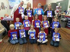 Gallery on the Square offers Paint and Sip classes for children and adults.