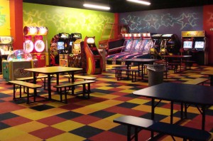 The arcade has new games.