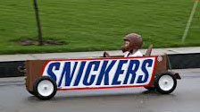 Participants are encouraged to have fun designing their cars for the Just for Fun division of the Mayberry Downhill Derby.