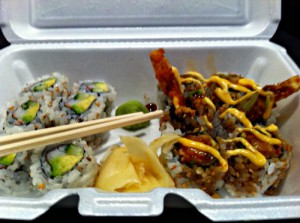 California Roll and Crunch Roll