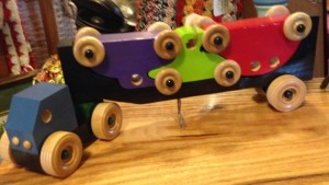 I know many kids who appreciate a wooden toy, like a train