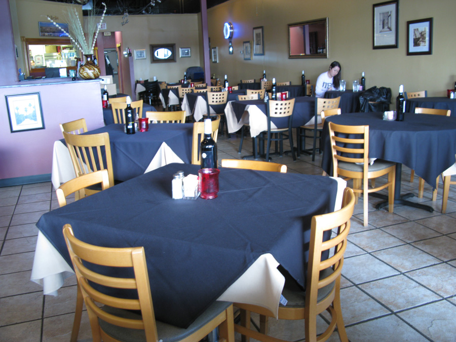 Mediterranean Grill's dining area