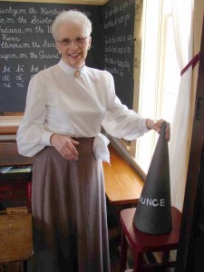 Doris Martin is just one Schoolmarm who will teach you what life was like at the Pittsboro One Room School.