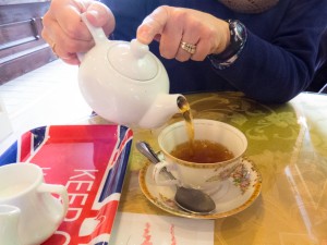 My mom and I chose the Vanilla Chai and English Breakfast teas, both specially blended loose-leaf teas that were smooth and satisfying.