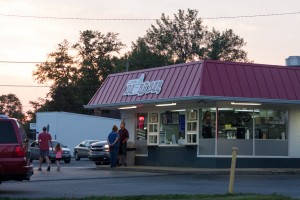 The Lizton Dairy Bar is a great place to get some cold ice cream on a hot night!