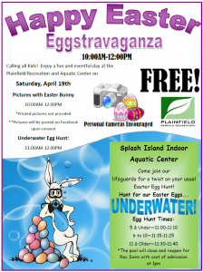 Search for Easter eggs underwater in this unique egg hunt in Plainfield, Ind. (Photo courtesy of Plainfield Parks & Recreation)