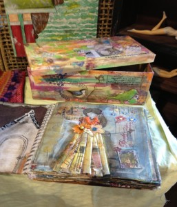 Next up at Frazee Gardens: Art Journaling on a box like the one seen above.