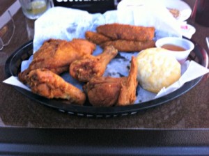 one of B Squared's specialties is their broaster chicken. Order this!
