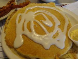 Cinnamon Bun Pancakes
