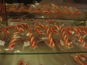 Candy canes are available year round.