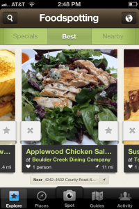 Foodspotting will help you decide which dish to order through user photos and recommendations.