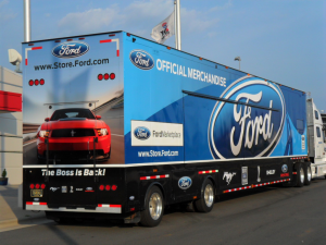 Ford enthusiasts will be able to stock up on all kinds of cool merchandise at the "Race to Indy" show.