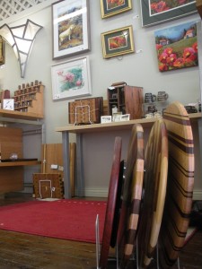 Gallery on the Square has a little bit of everything made by local master artisans.