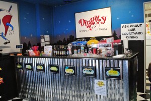Step back in time to the 1950s by visiting Diggity Gourmet Dawgs.