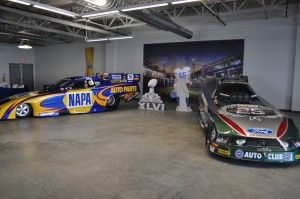 Metropolis Cars display for blog NHRA Funny Cars