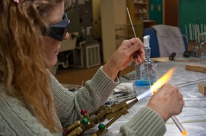 Samma Parcels will be one of the local glass artists featured during the Art on Fire event.