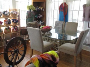 sitting area for blog Nomad Yarns