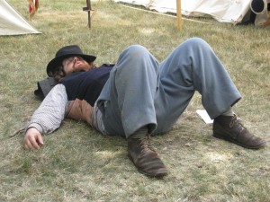 sleeping soldier for blog Civil War Heritage Days