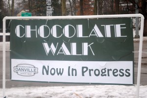 The 3rd annual Downtown Danville Chocolate Walk runs through Valentine's Day.