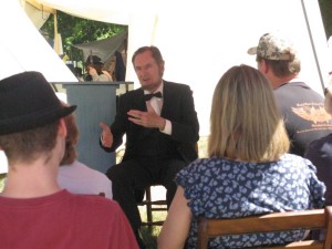Lincoln talking for blog Civil War Heritage Days