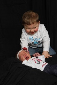 My niece and nephew looking adorable in their AK Embroidery digs!