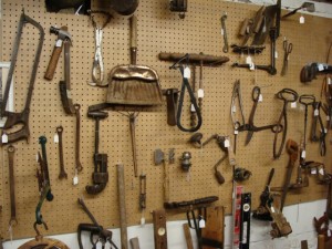 Antique Tools at the Mooresville Open Market