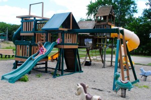 My daughters enjoyed the playground equipment at North Salem Community Park.