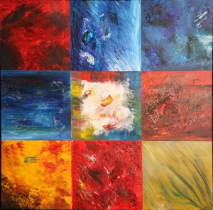 Some of the artwork that may be on display at the Danville Handmade Market (Photo courtesy of Art by Melissa Cain)
