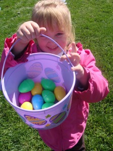 My daughter's basket after the hunt.