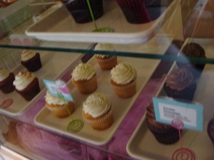 Cupcakes at Sweetheart Cupcakes.
