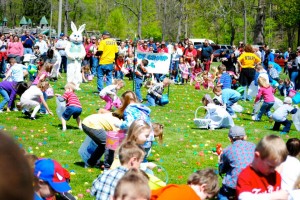 The Egg Hunt at Ellis Park in Danville, Indiana