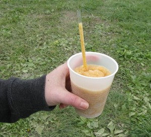Beasley's cider slushie