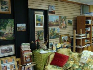 Inside one of the studios