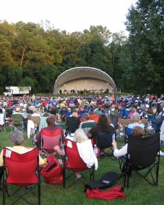 Come see the Indianapolis Symphony Orchestra at the white half-moon-looking-thingie (or amphitheater) at Ellis Park in Danville on July 11.