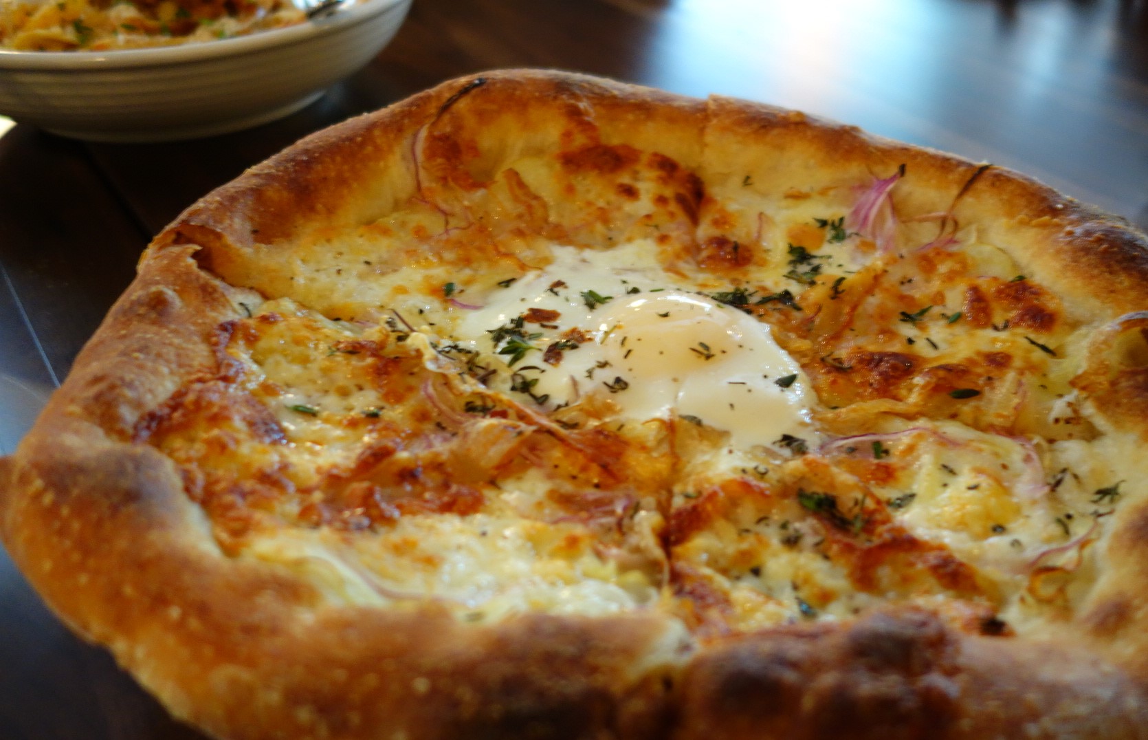 Egg and Bacon Pizza Egg and Bacon Pizza