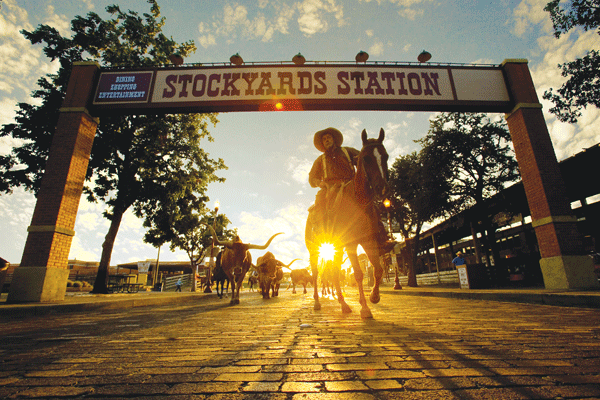 Fort Worth Stockyards At Night Texas Usa Stock Photo - Download Image Now - Fort  Worth, Texas, Fort Worth Stockyards - iStock