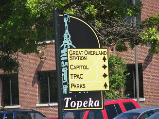 Topeka Wayfinding sign 1 Topeka Wayfinding sign 1