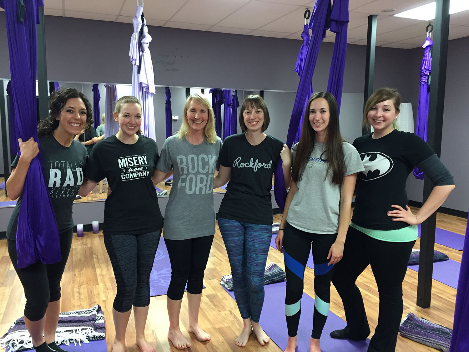 aerial yoga group